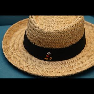 Dinsney Parks Straw Hat Mickey Mouse